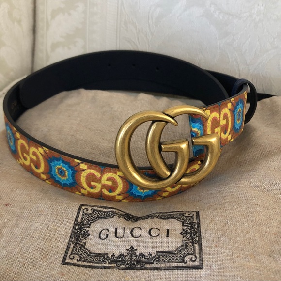 NWT Gucci 100 Centennial Leather Belt GG belt. Size 75/30 Style 625839 - Picture 1 of 9
